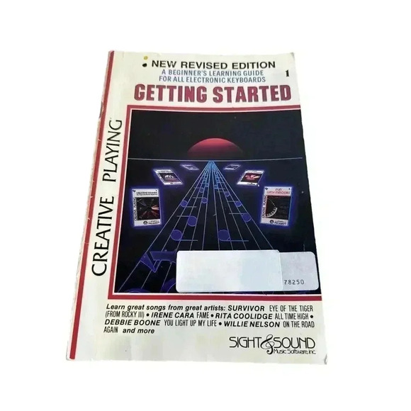 Getting Started: Beginner's Learning Guide for All Electronic Keyboards Vintage- - Picture 1 of 4
